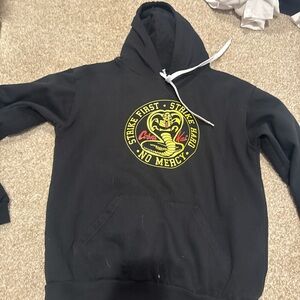 Black Cobra Kai Hoodie